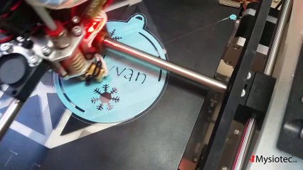 Impression 3D décoration de Noël personnalisée - Mysiotec