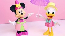 Minnie Mouse Tea Party Play Doh Dress with Daisy Duck Doll Play Playset Disney Toys