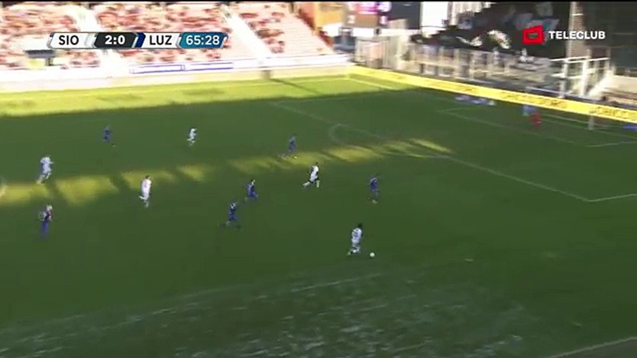 Sion 3:0 Luzern (Swiss Super League 18. Runde 2016/2017 11.December 2016)