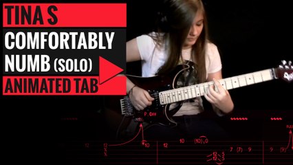 COMFORTABLY NUMB - COVER BY TINA S - ANIMATED TAB
