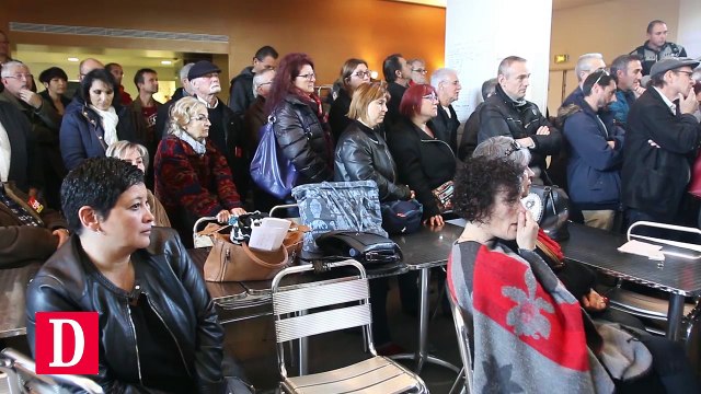 Philippe Martinez (CGT) et Patrick Pelloux au chevet des salariés de la clinique de l'Ormeau de Tarbes