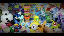 Kinder Surprise Eggs Mickey mouse and shopkins unboxing Play - Doh Huevos Sorpresa