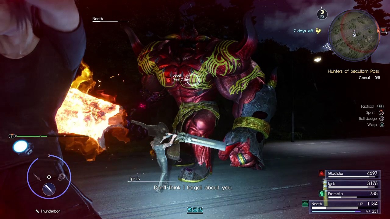 FINAL FANTASY XV ignis becomes a ghost