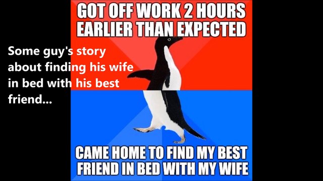 Man Catches Wife Sleeping with Best Friend