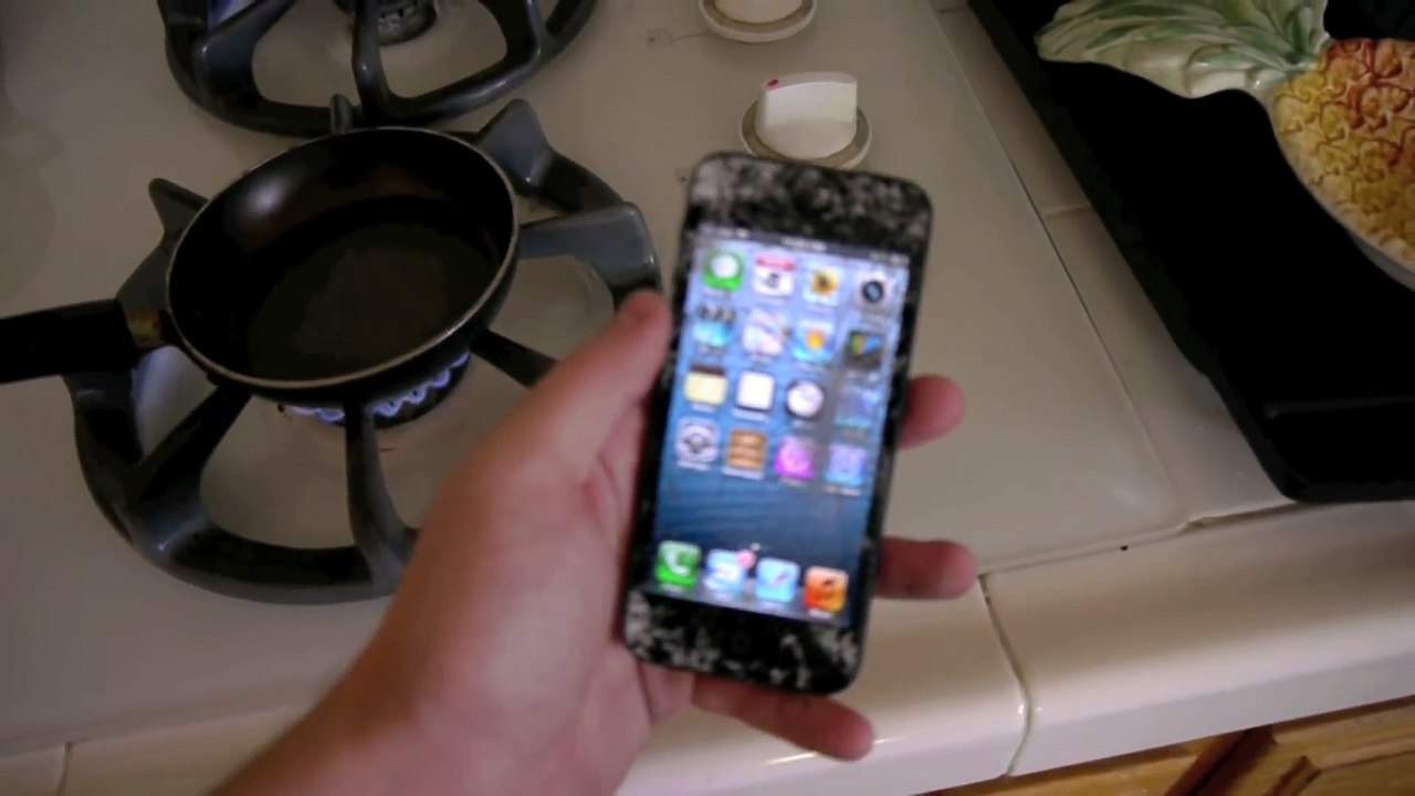 iPhone 5 for Lunch! Cooking Test!