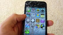 iPhone 5 Hammer Smash, Drop Test, Water Test, Knife Scratch Aftermath