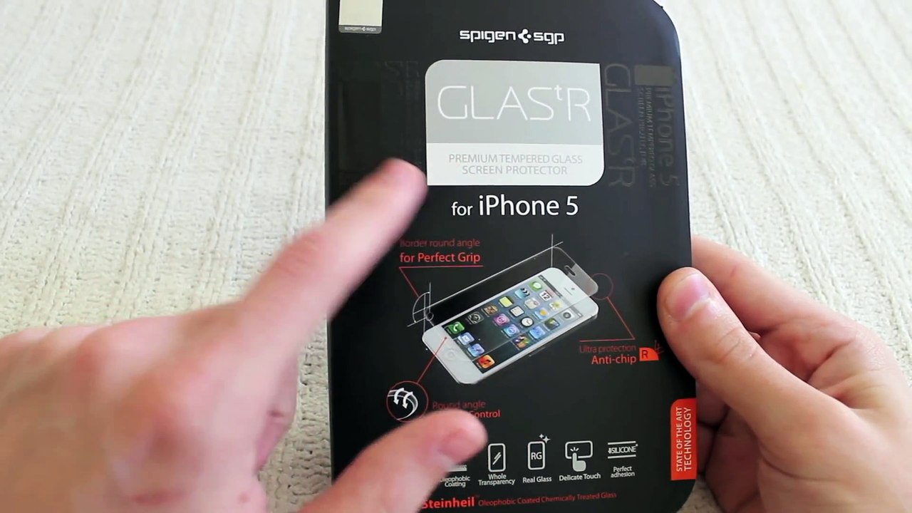 iPhone 5 Knife Screen Scratch Test - Spigen Screen Protector Review -