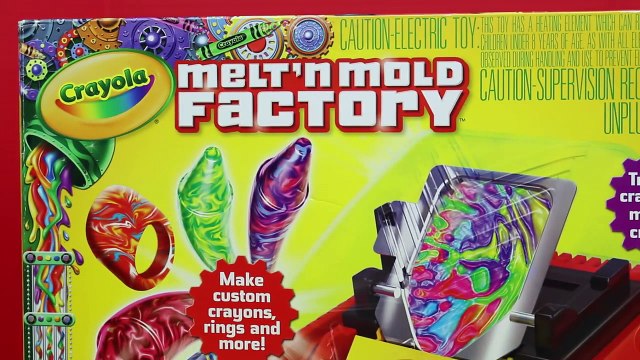 Crayola Crayon Melt N Mold Factory with Frozen Disney Anna and Toy Story Rex Dinosaur
