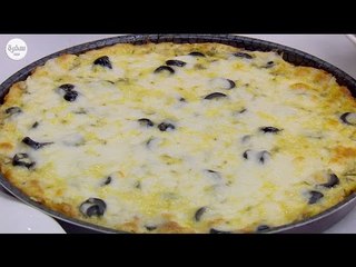 بيتزا بعجينة الخضار | نجلاء الشرشابي