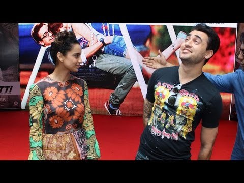 Imran Khan And Kangana Ranaut Promote Katti Batti At MMK College