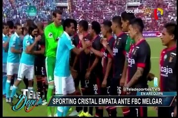 Sporting Cristal y FBC Melgar empataron en el partido de ida por los Playoffs 2016