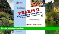 Buy Shannon Grey EdD PRAXIS II Elementary Ed Content Knowledge 0014 (REA) (PRAXIS Teacher