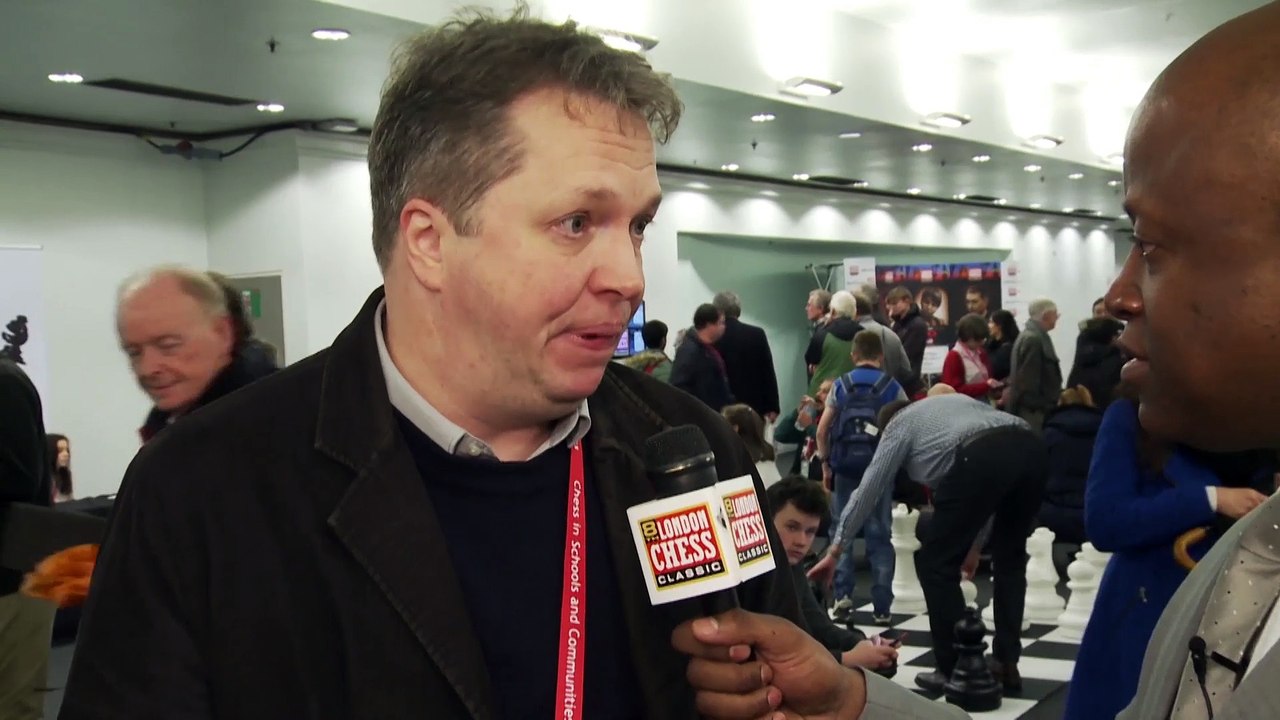 GM Nigel Short Taking part in the Festival of Chess At the London Chess Classic