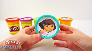 Oeufs surprise Dora lExploratrice Boîtes Play Doh Pâte à modeler, SpongeBob Caillou Furby Frozen