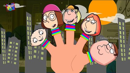 Family Guy Cartoon Animated Finger Family Funny Songs | Cartoon Rhymes for Children