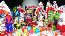 Maxi Kinder Surprise Eggs, HULK & LEARN COLORS for Children w/ Play Doh Surprise Eggs