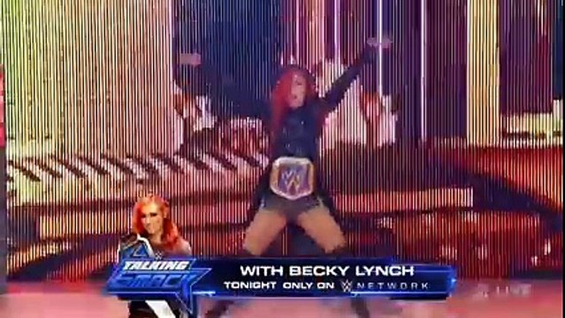 720pHD WWE Smackdown Live 09 27 16 Alexa Bliss attacks Becky Lynch before her match