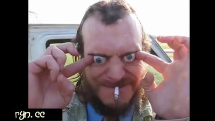 Guy Pops his Eyes Out of Head - Funny Video
