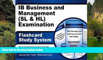 Buy IB Exam Secrets Test Prep Team IB Business and Management (SL and HL) Examination Flashcard