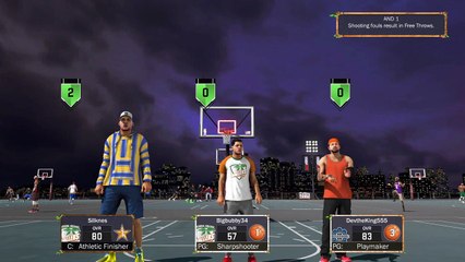 NBA 2K17 park grind athletic finisher
