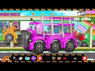 Loading Truck | Car Wash Game | Kids Game Play