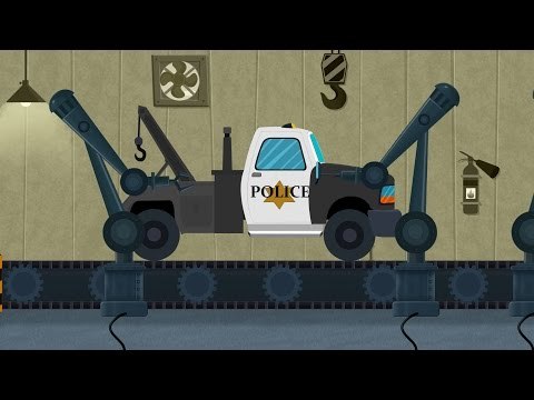 Toy Factory | Police Tow Truck | Car Assembling For Kids