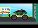 Haunted House Monster Truck | Car Wash | Cars For Kids
