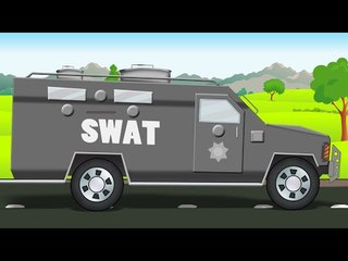 Police Vehicles For Kids, Babies, Children And Toddlers