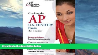 Buy  Cracking the AP U.S. History Exam, 2011 Edition (College Test Preparation) Princeton Review