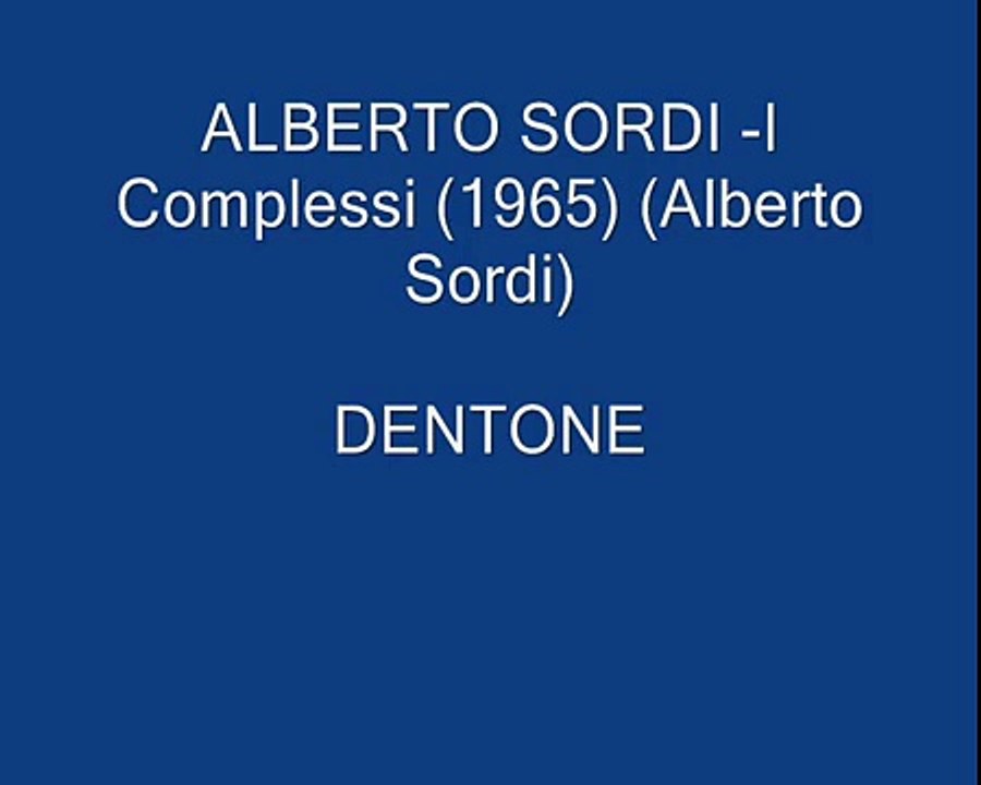 ALBERTO SORDI -I Complessi (1965) (Alberto Sordi)