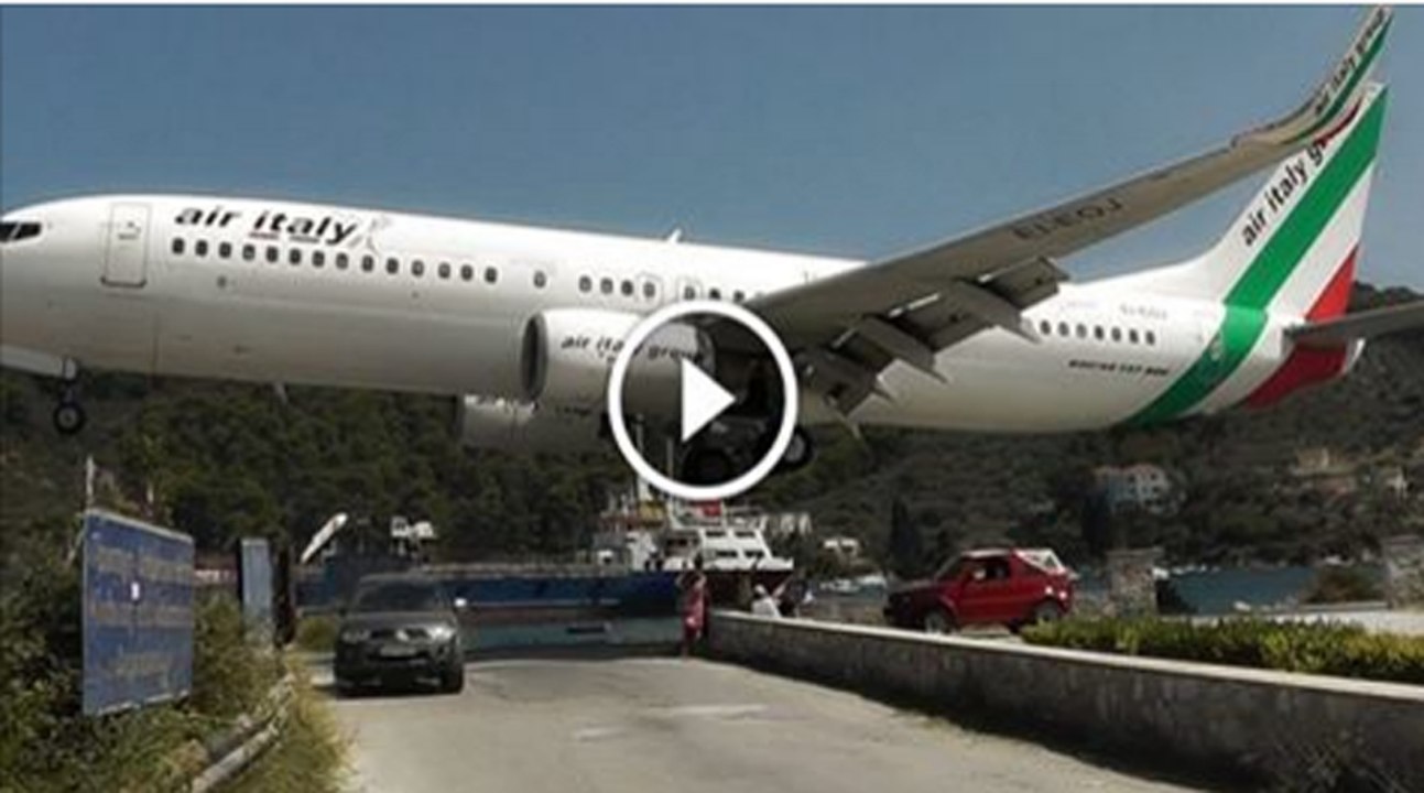 Most DANGEROUS and STRANGEST AIRPORTS in the WORLD! Most amazing and  crosswind landings