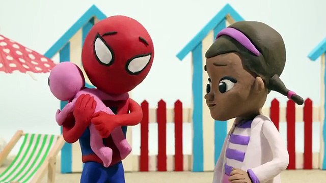 SPIDERMAN vs SPIDERBABYS POO Spiderman Changes Diaper POO PRANK Stop Motion  Superhero Prank Videos – Видео Dailymotion