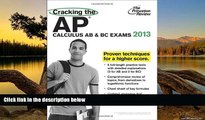 Buy Princeton Review Cracking the AP Calculus AB   BC Exams, 2013 Edition (College Test