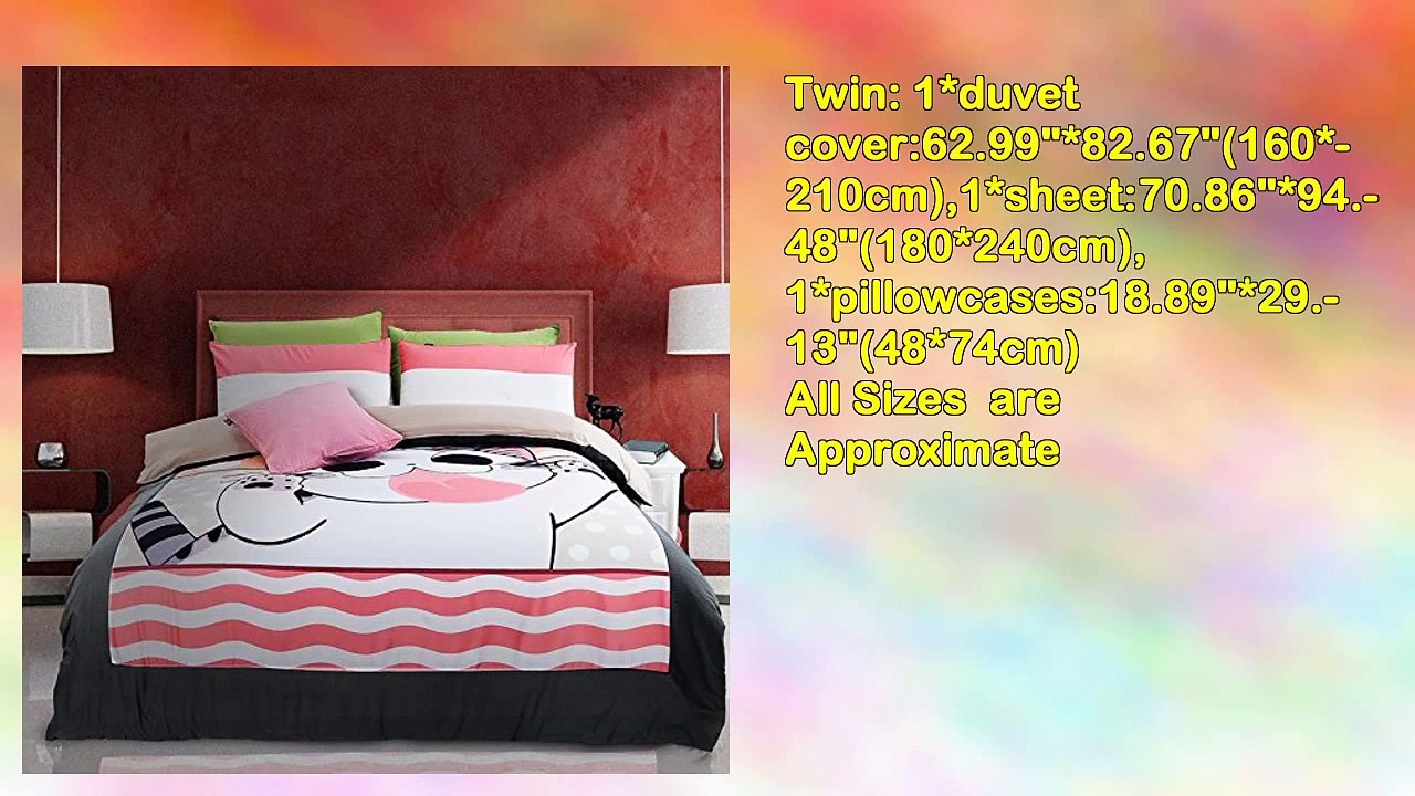 Memorecool Home Textile Japanese Anime Cartoon Kids Bedding