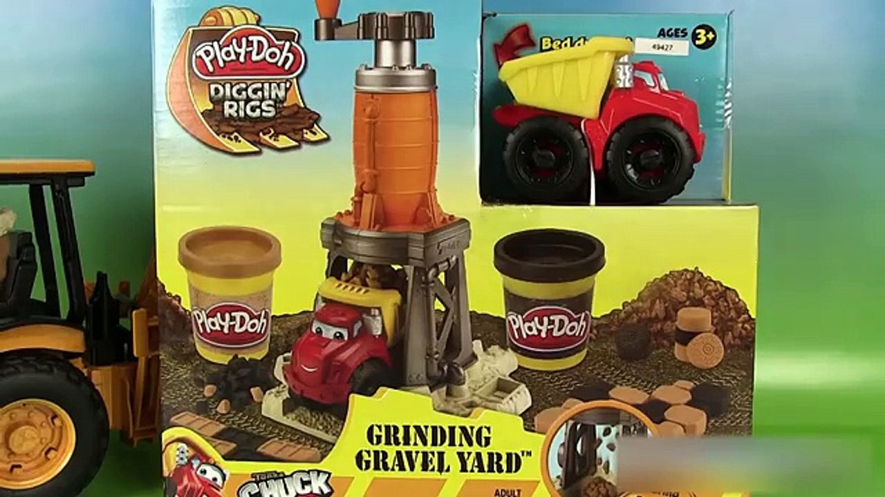 Pâte à modeler play doh Camion Diggin Rigs Chuck Dump Truck Gravel Yard ...