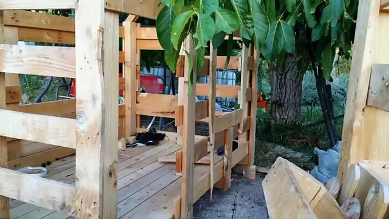 Casa para niños de madera a partir de palet