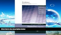 BEST PDF  Evidence Exam Pro-Objective (Sum   Substance Exam Pro Series) [DOWNLOAD] ONLINE