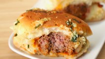 Garlic Bread Meatball Sliders