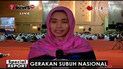 Salat Subuh Berjamaah di Masjid Istiqlal Ramai Jamaah