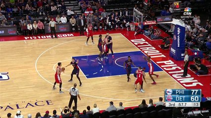 Le panier incroyablement chanceux des Sixers