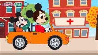 Mickey Mouse Baby Falls Down Crying Full Episodes! Donald Duck Minnie Mouse Five Little Monkeys [HD, 1280x720p]