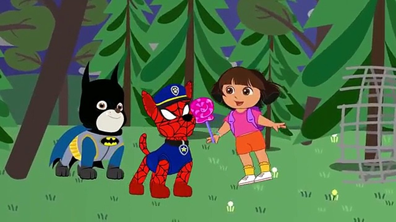 Masha Et Dora Paw Patrol sauveurs Doigt de la Famille des Comptines