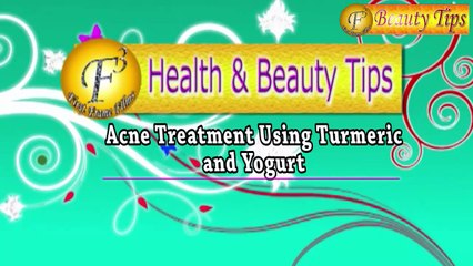 Acne treatment using Yoghurt &Turmeric II दही और हल्दी से मुहासों का इलाज II By Satvinder Kaur II