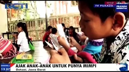 Miss Indonesia Beri Motivasi Anak-anak Bantar Gebang