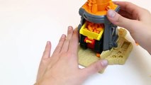 Play Doh Diggin Rigs Chuck the Dump Truck Grinding Gravel Yard Toy Playset Review