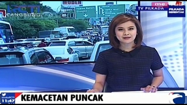 Libur Panjang, Macet 7 KM di Puncak