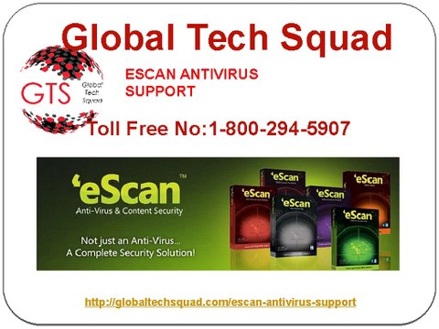 Toll free:-1-800-294-5907 | Escan Antivirus Support(USA)