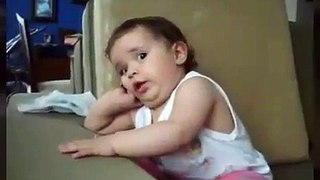 Cutest baby talking on phone ( funny )2016