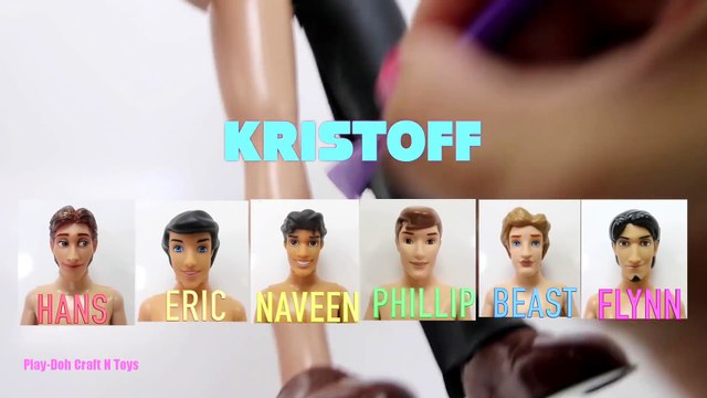 Play Doh Wedding Dress Anna & Kristoff Disney Prince & Princesses Elsa Tiana Belle Ariel