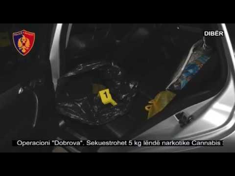 Operacioni Dobrova - Dibër, 45-vjeçari kapet duke transportuar 5 kg kanabis gjatë natës